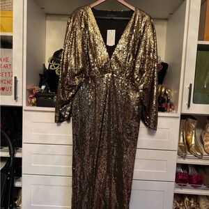 Brand New Golden Goddess: The Luxe Sequin Dress